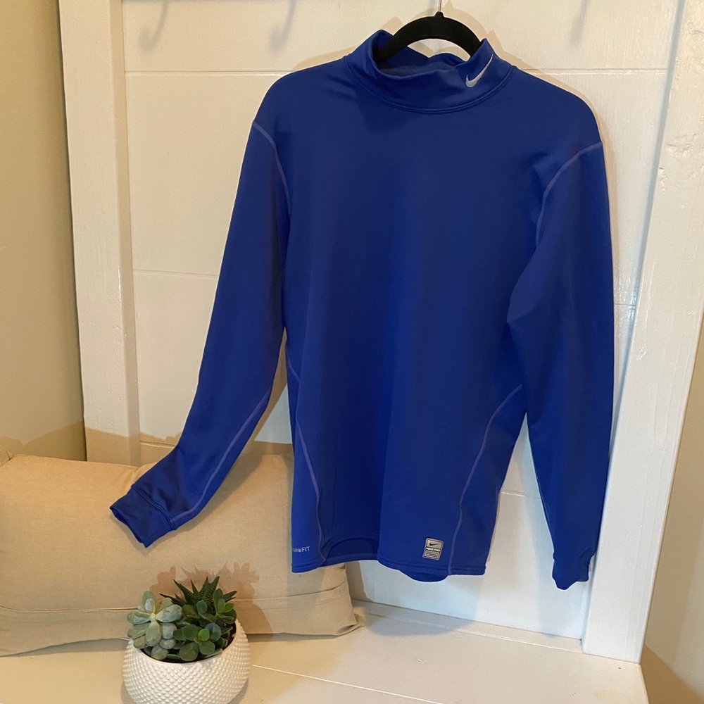 Nike Combat Pro Long Sleeve Mock Turtleneck